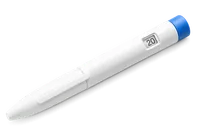 Disposable Pen, blue dial